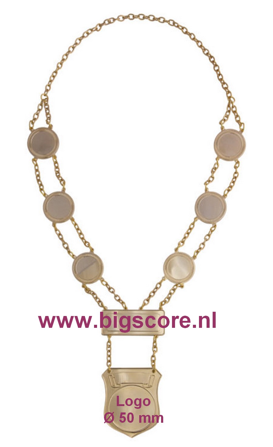 62 Prinsenketting standaard in 4 kleuren